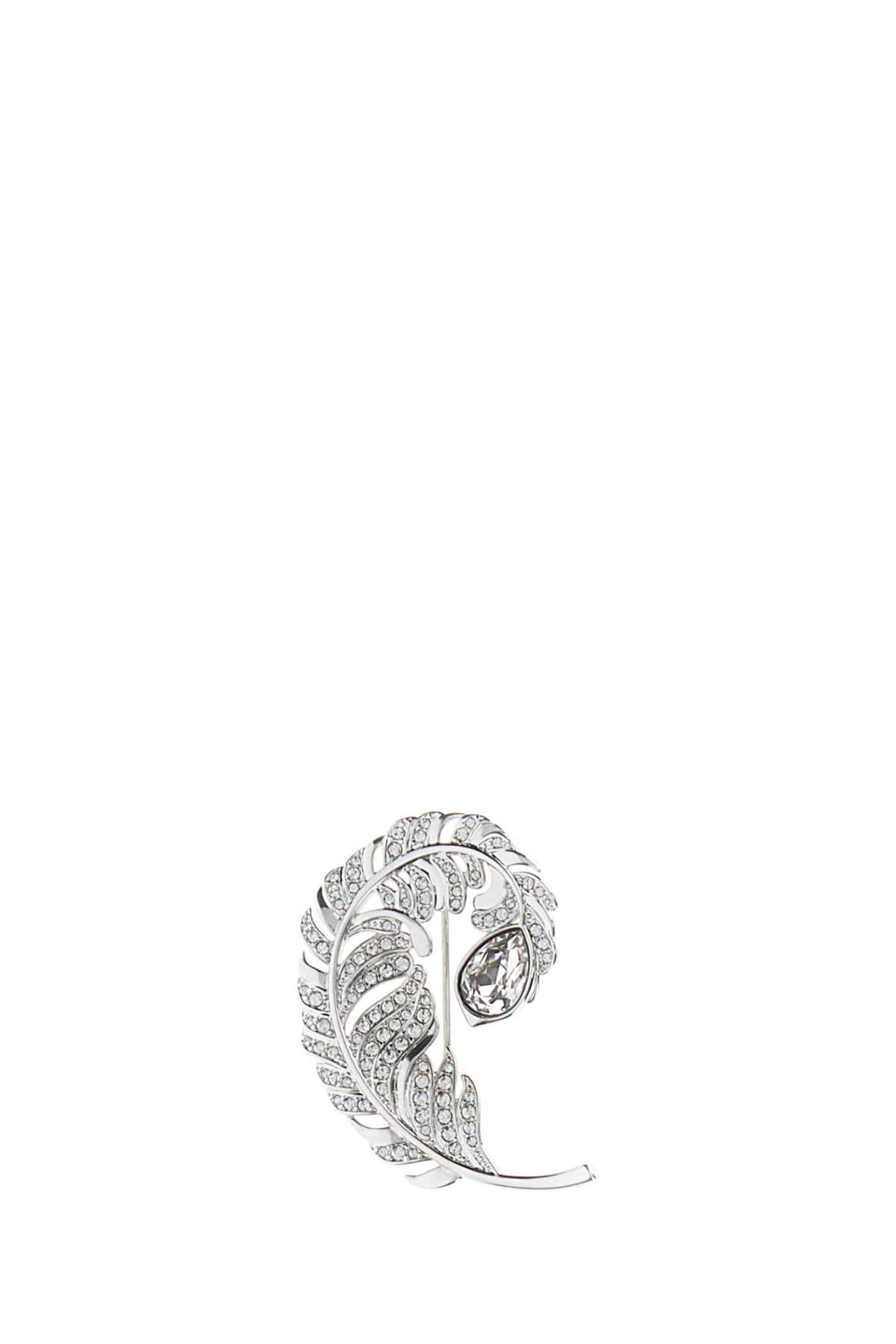 Silver metal Idyllia brooch