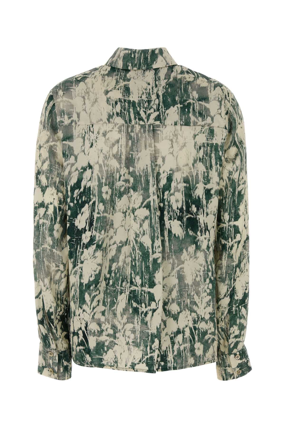 Printed satin Lucilla shirt - мініатюра 2