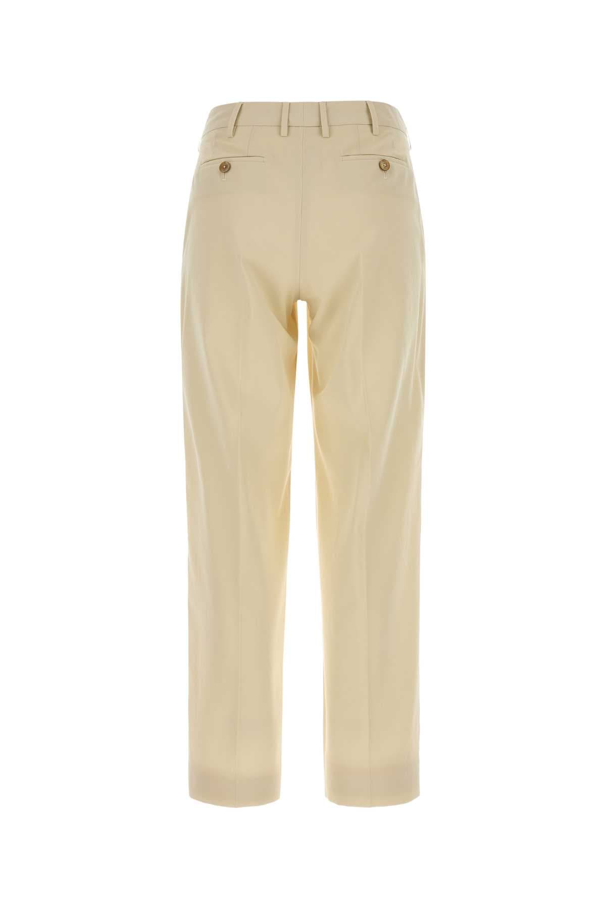 Cream cotton Emma pant - мініатюра 2