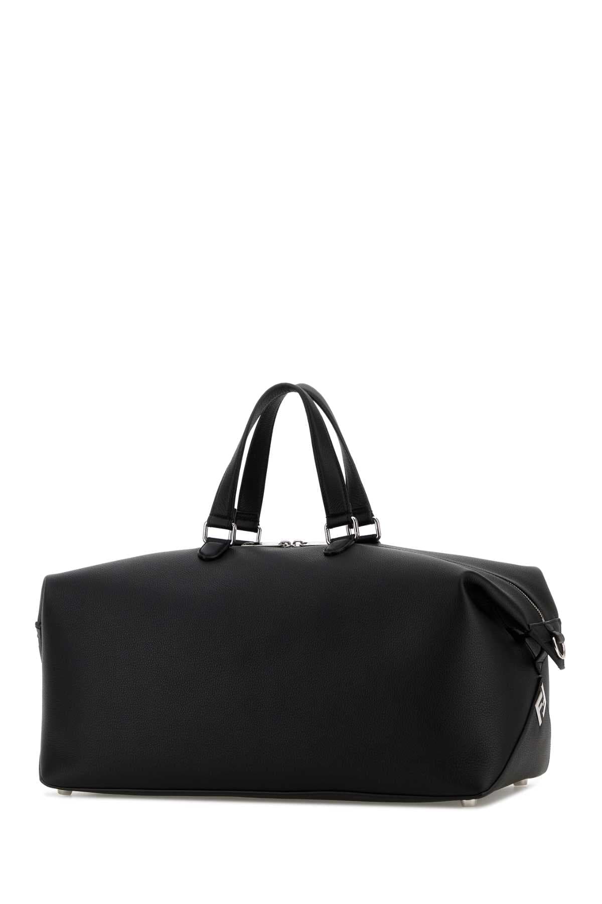 Black leather Fendi Lui 45 travel bag - мініатюра 2