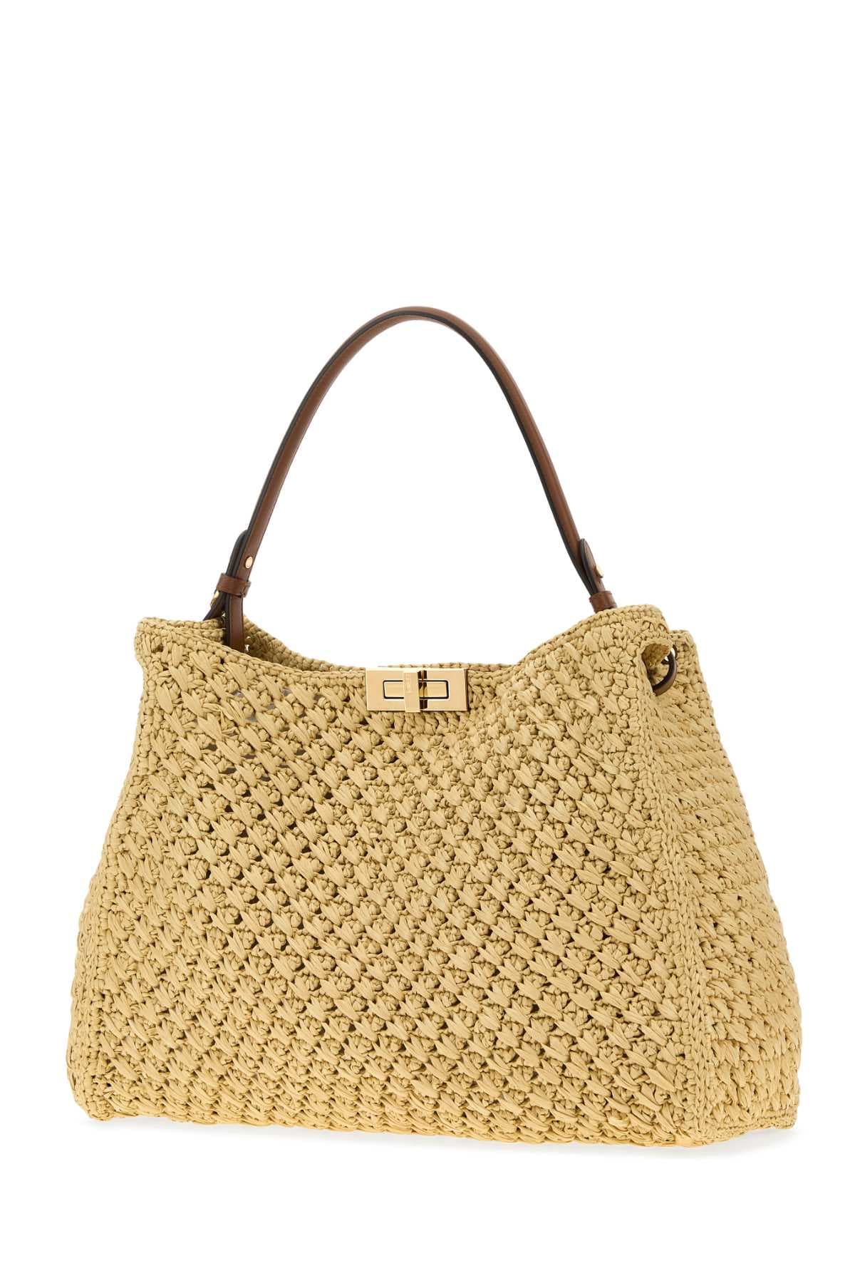 Raffia large Fendi Way shopping bag - мініатюра 2