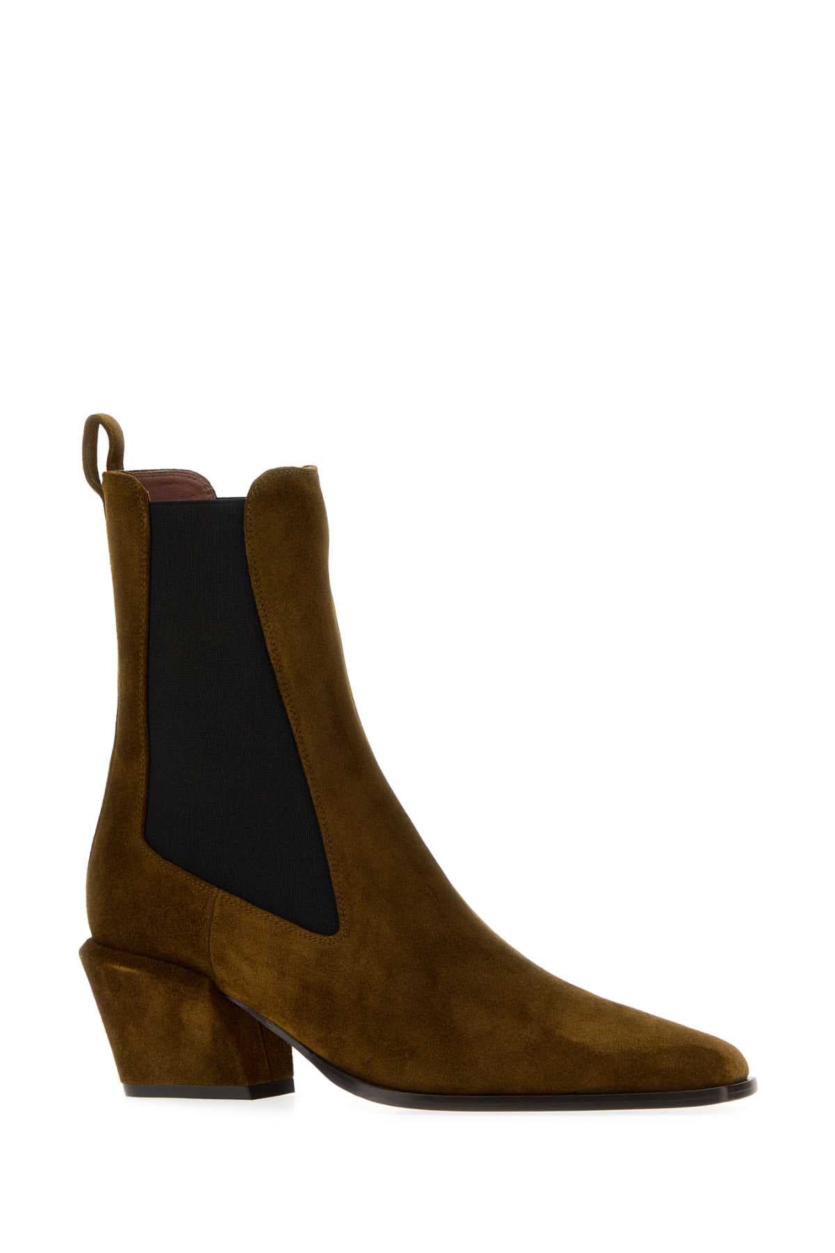 Mud suede Bettina ankle boots - мініатюра 2