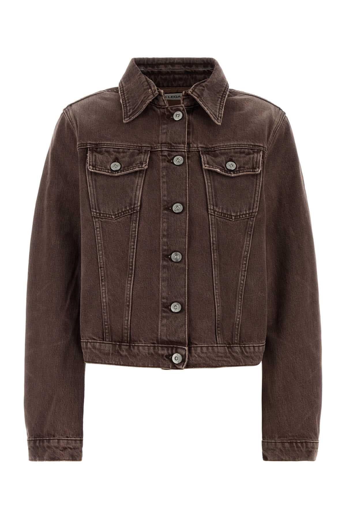 Brown denim jacket