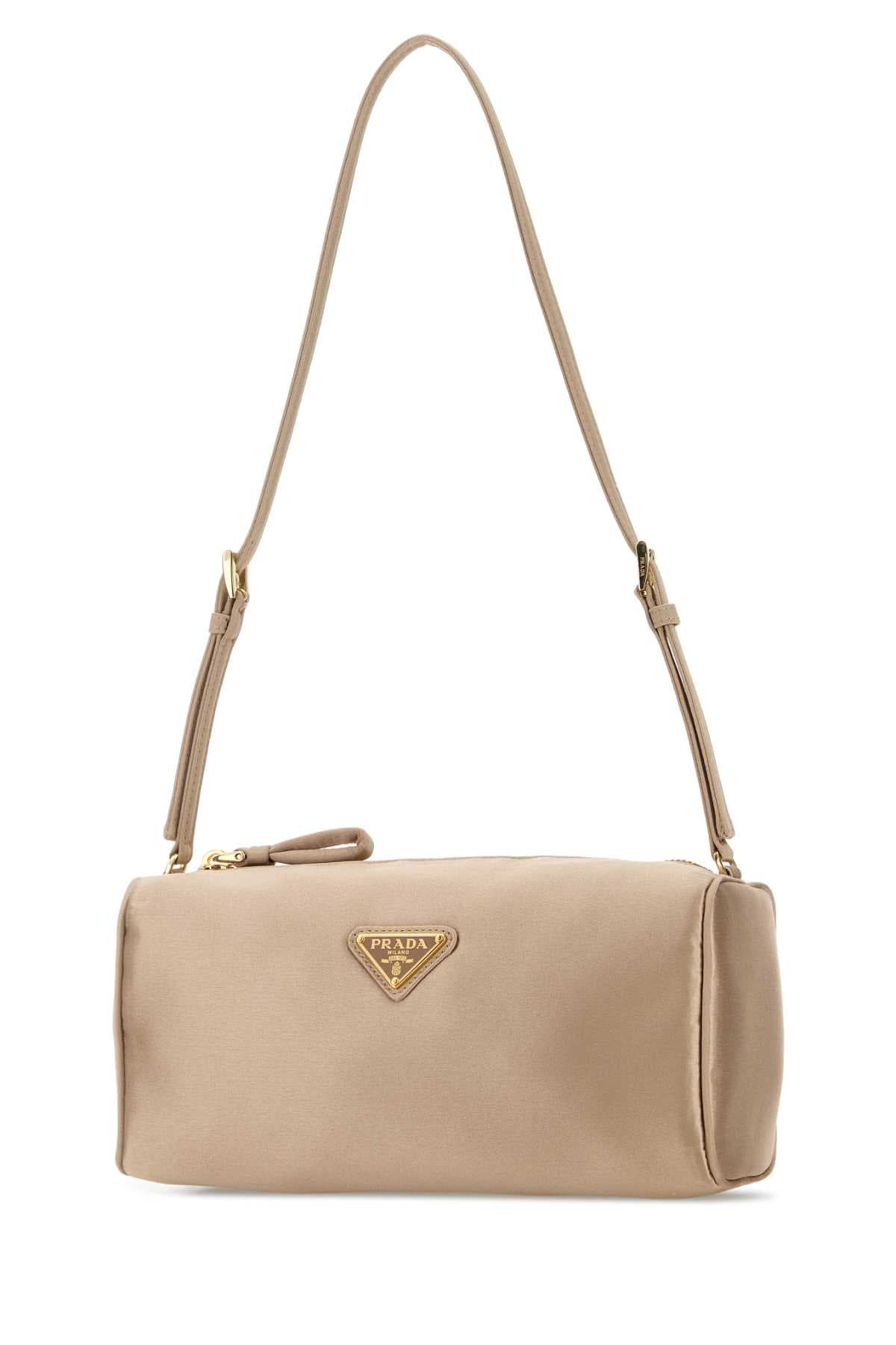 Sand satin mini shoulder bag - мініатюра 2