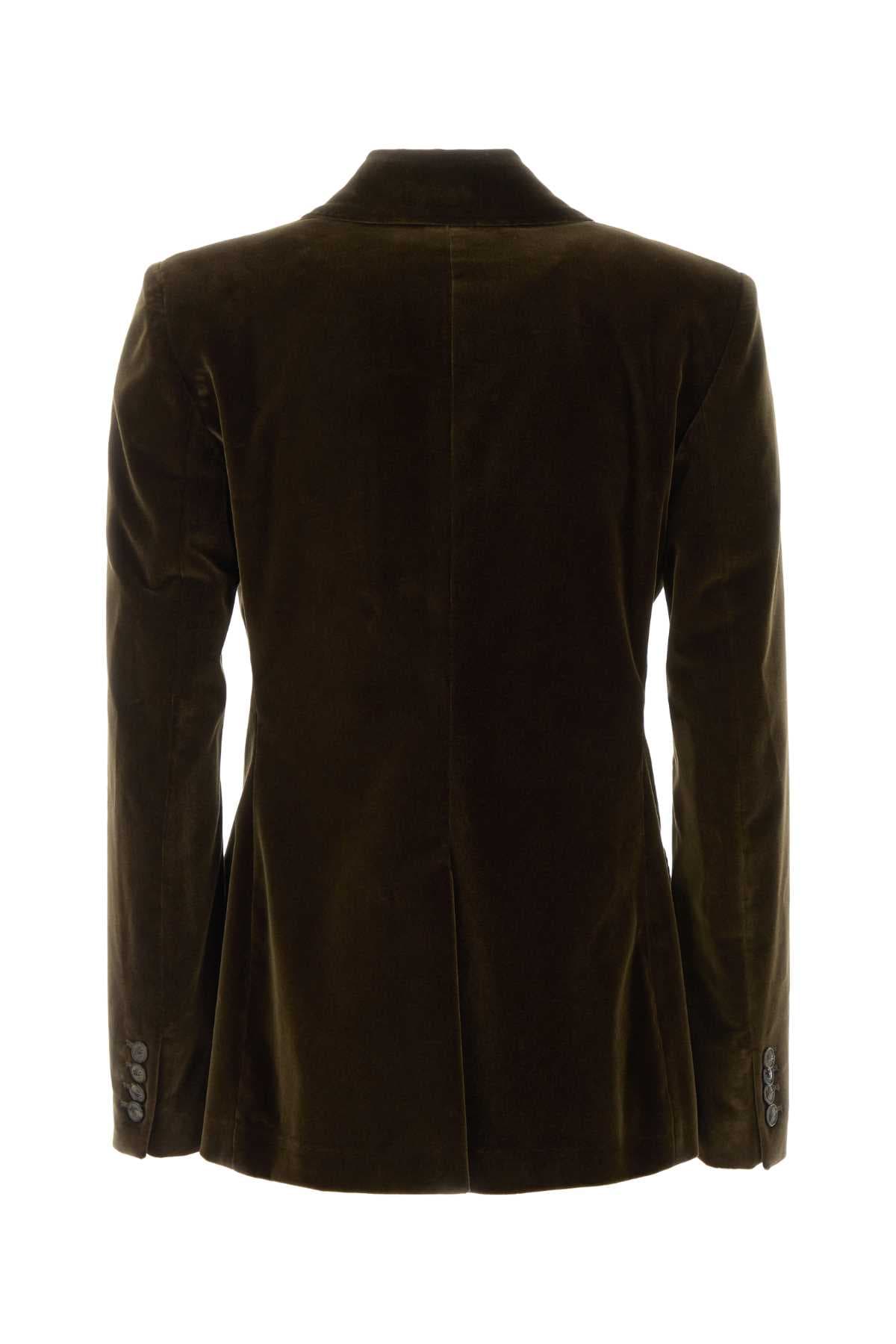 Mud stretch velvet blazer - мініатюра 2