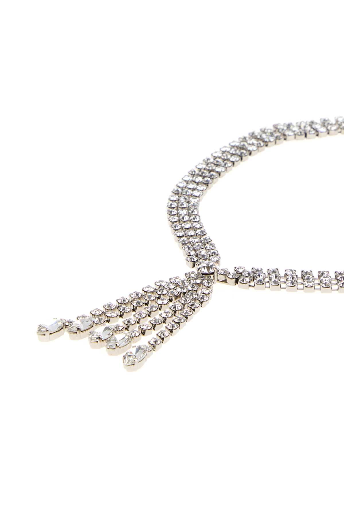 Embellished metal necklace - мініатюра 2