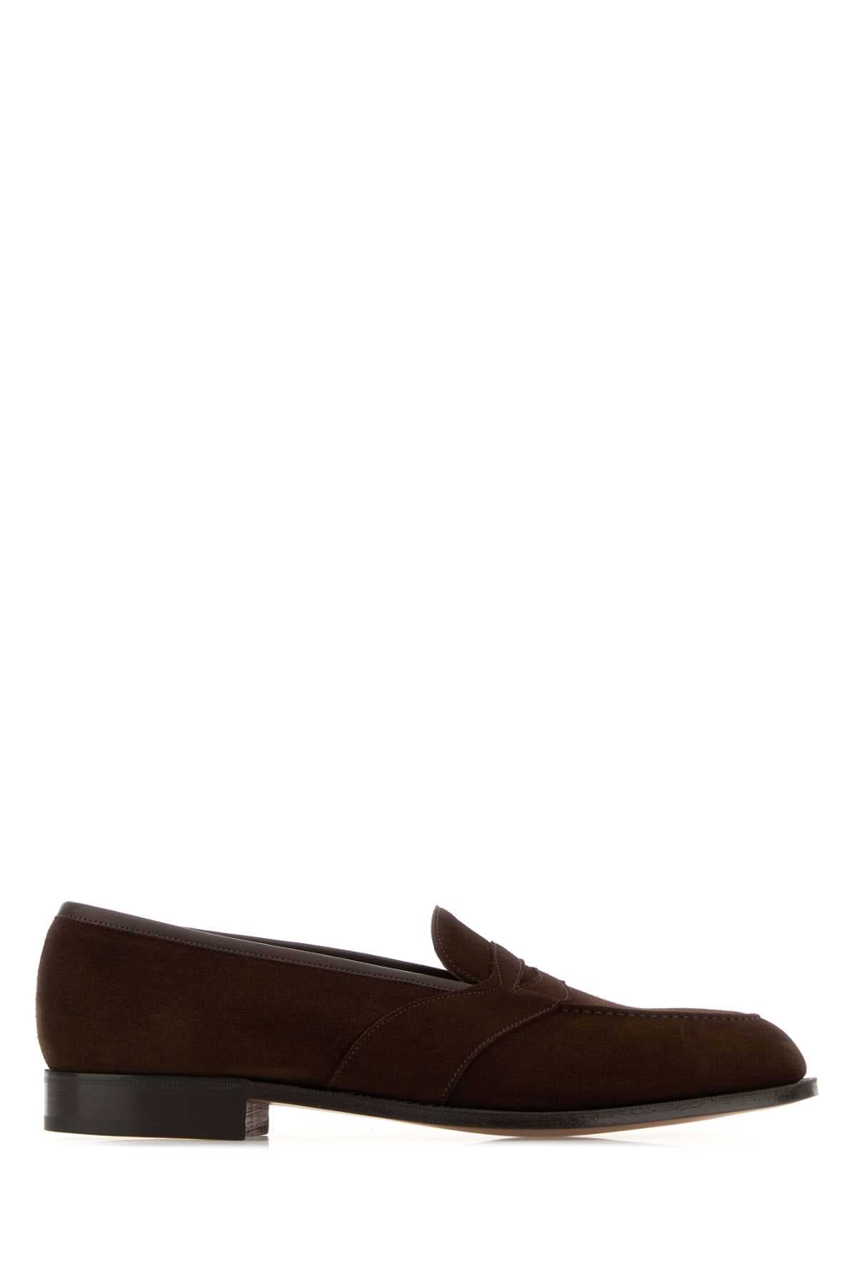 Brown suede Montpellier loafers