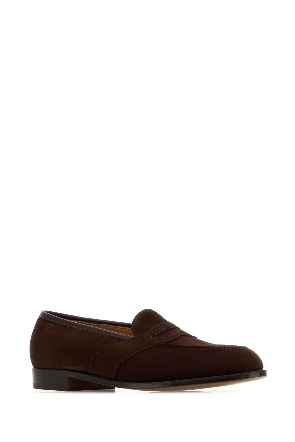 Brown suede Montpellier loafers - мініатюра 2