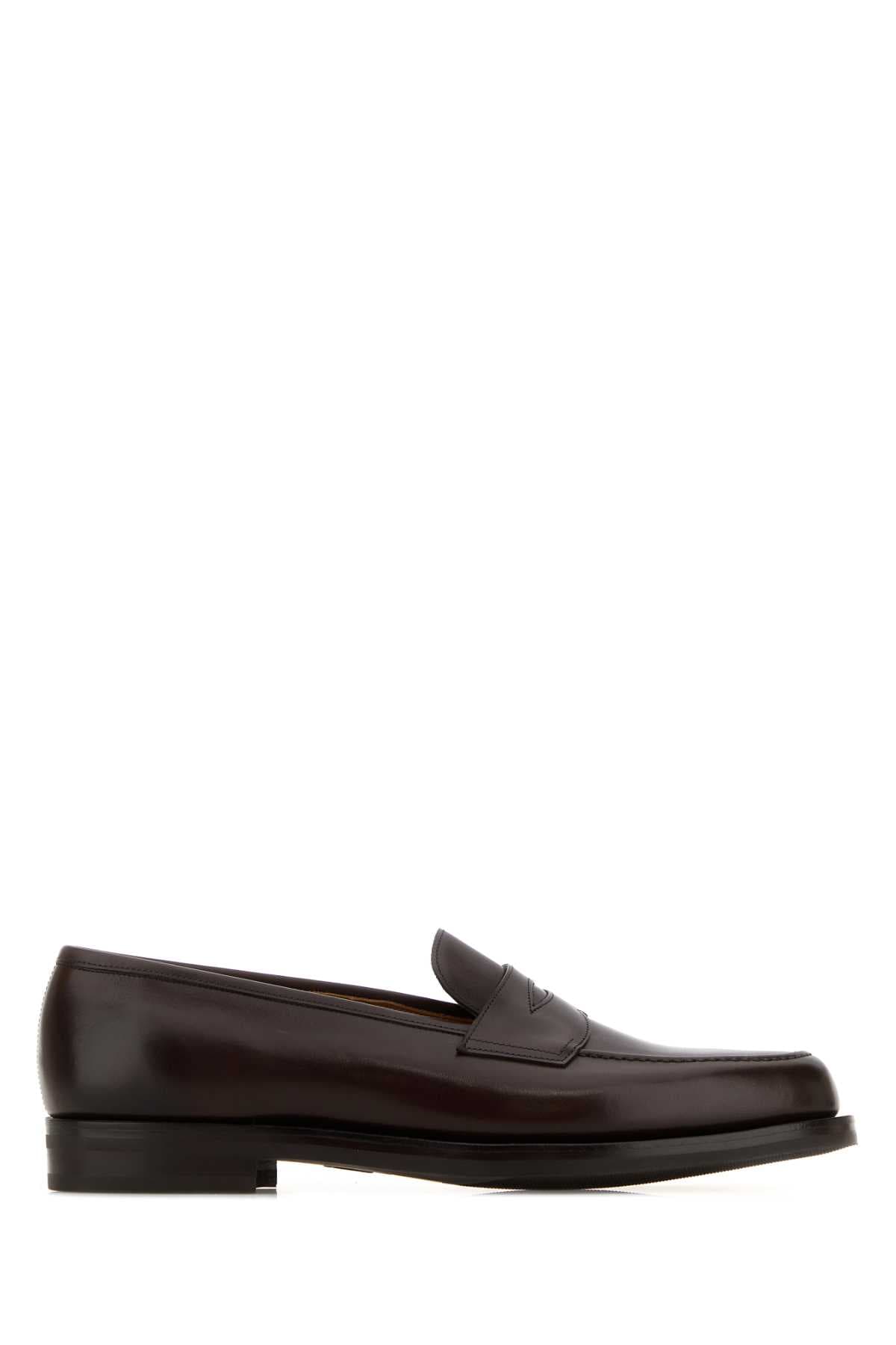 Chocolate leather Pimlico loafers