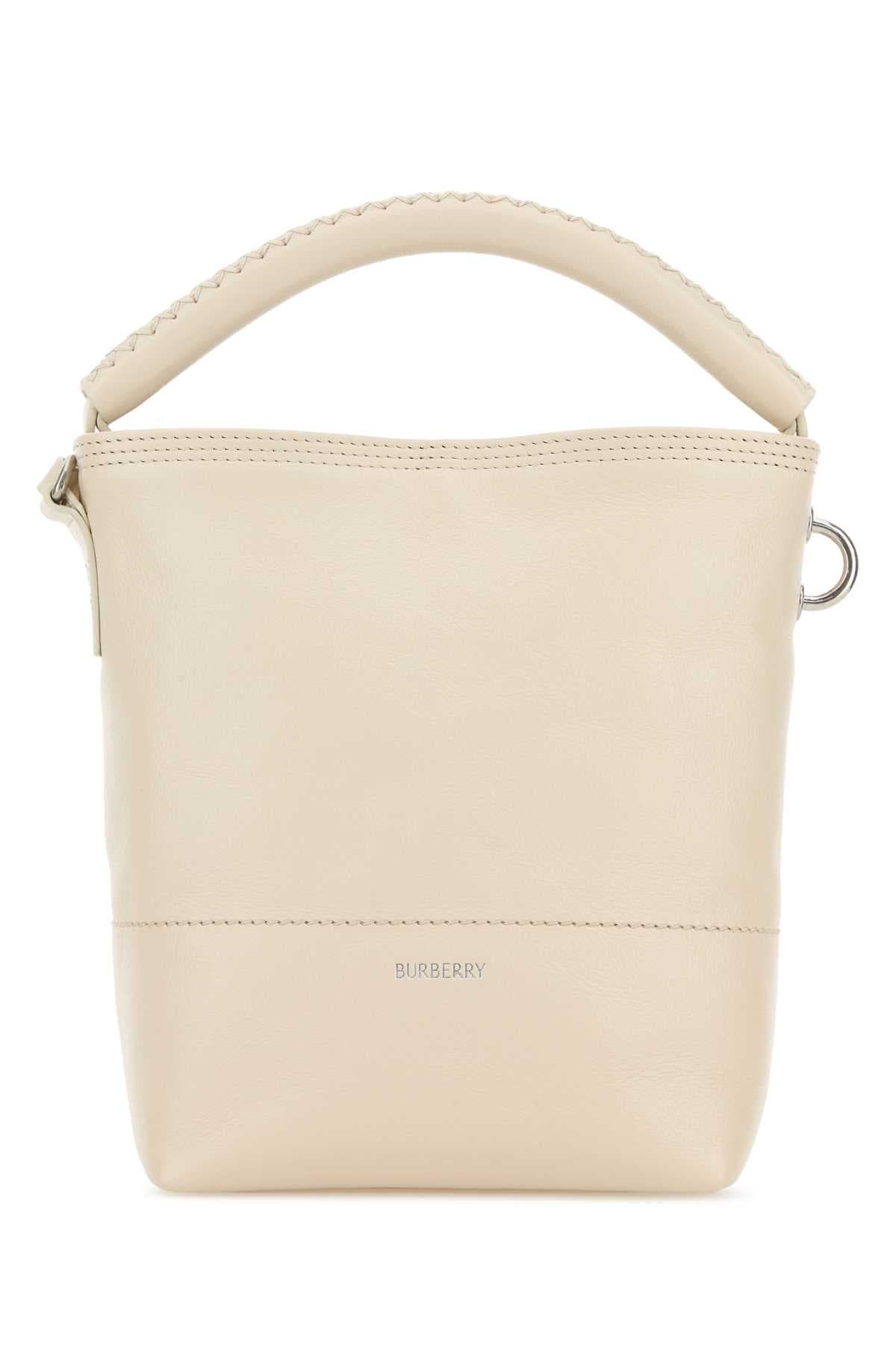 Ivory leather handbag