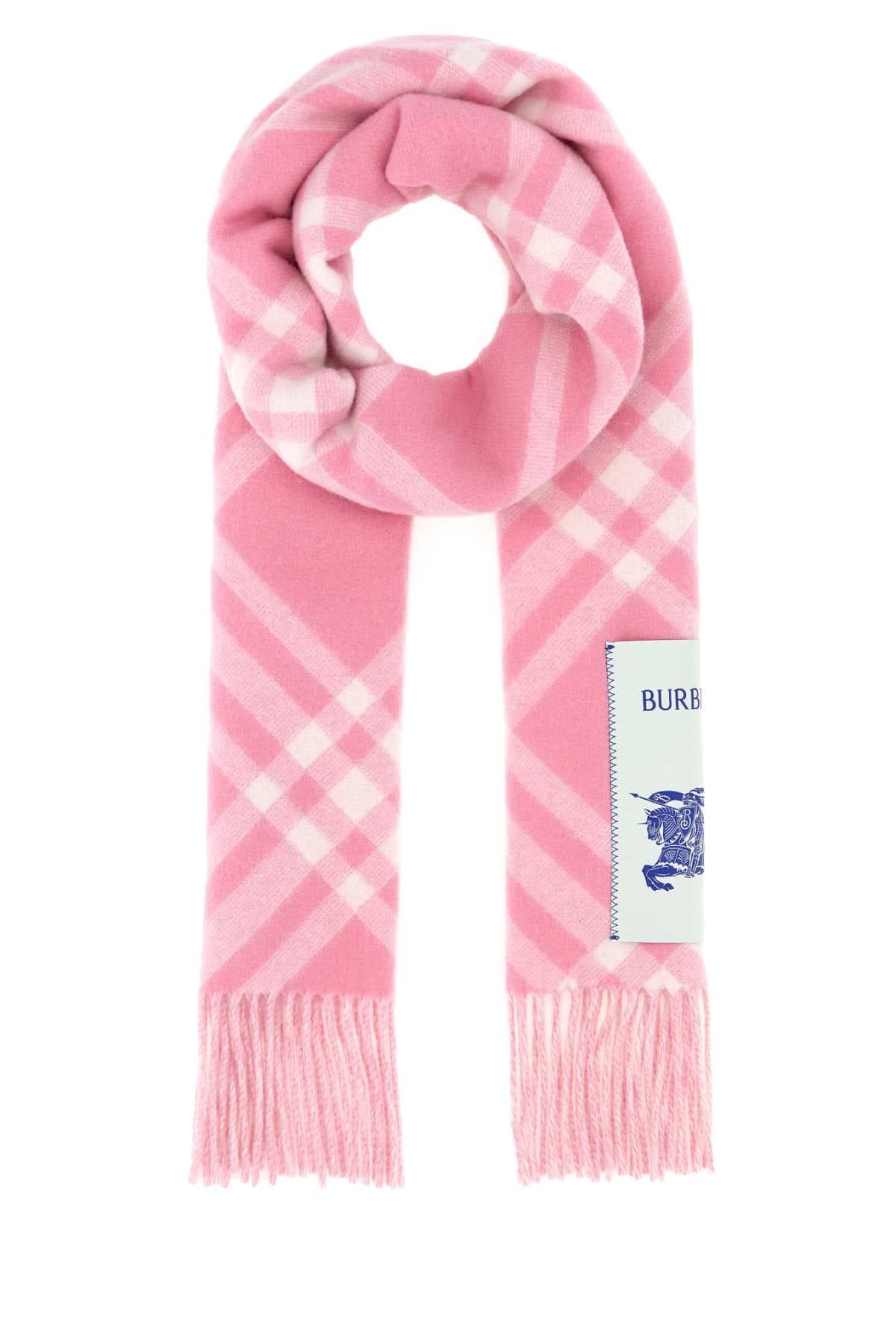 Embroidered cashmere scarf