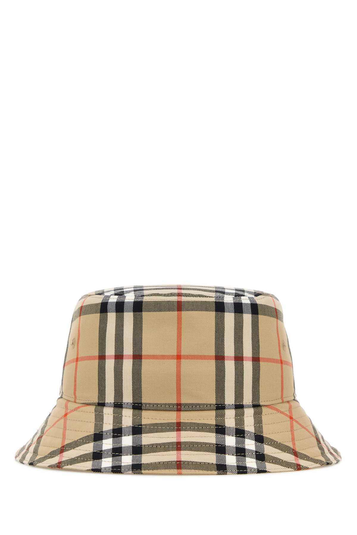 Embroidered canvas bucket hat