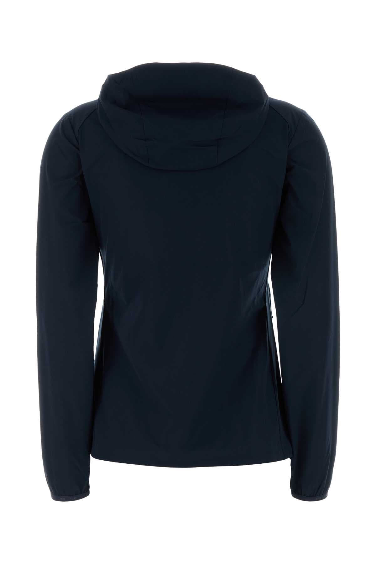 Navy blue polyester windbreaker - мініатюра 2