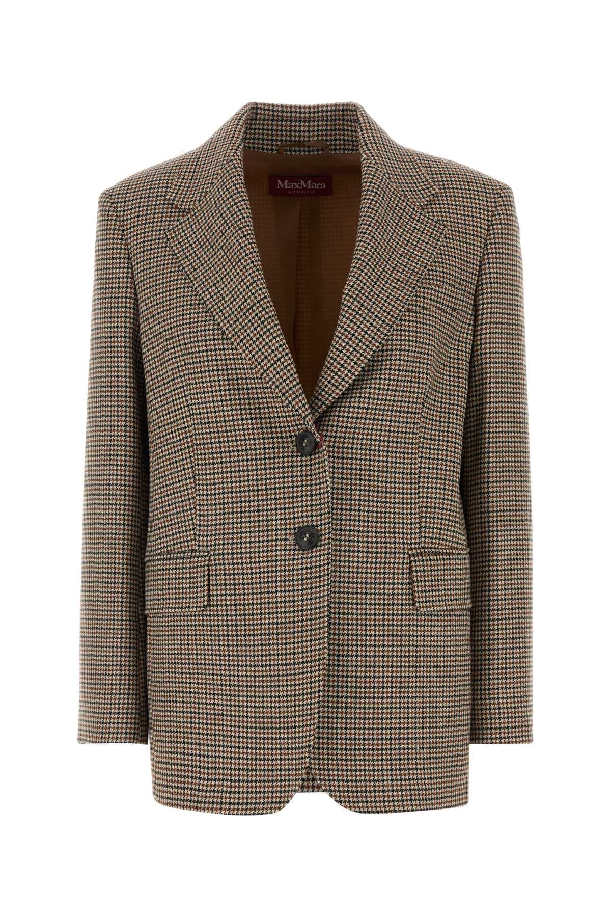 Embroidered wool Alice blazer