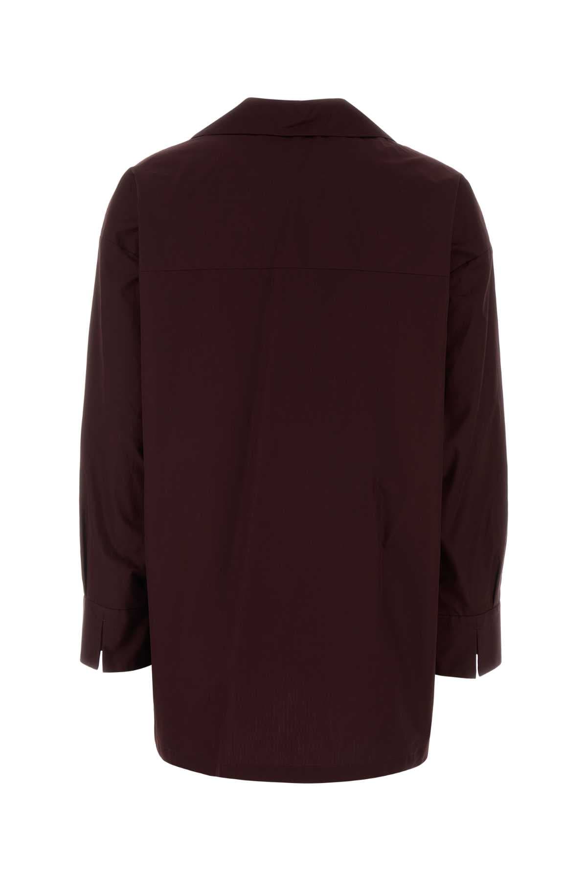 Aubergine poplin Cristel blouse - мініатюра 2