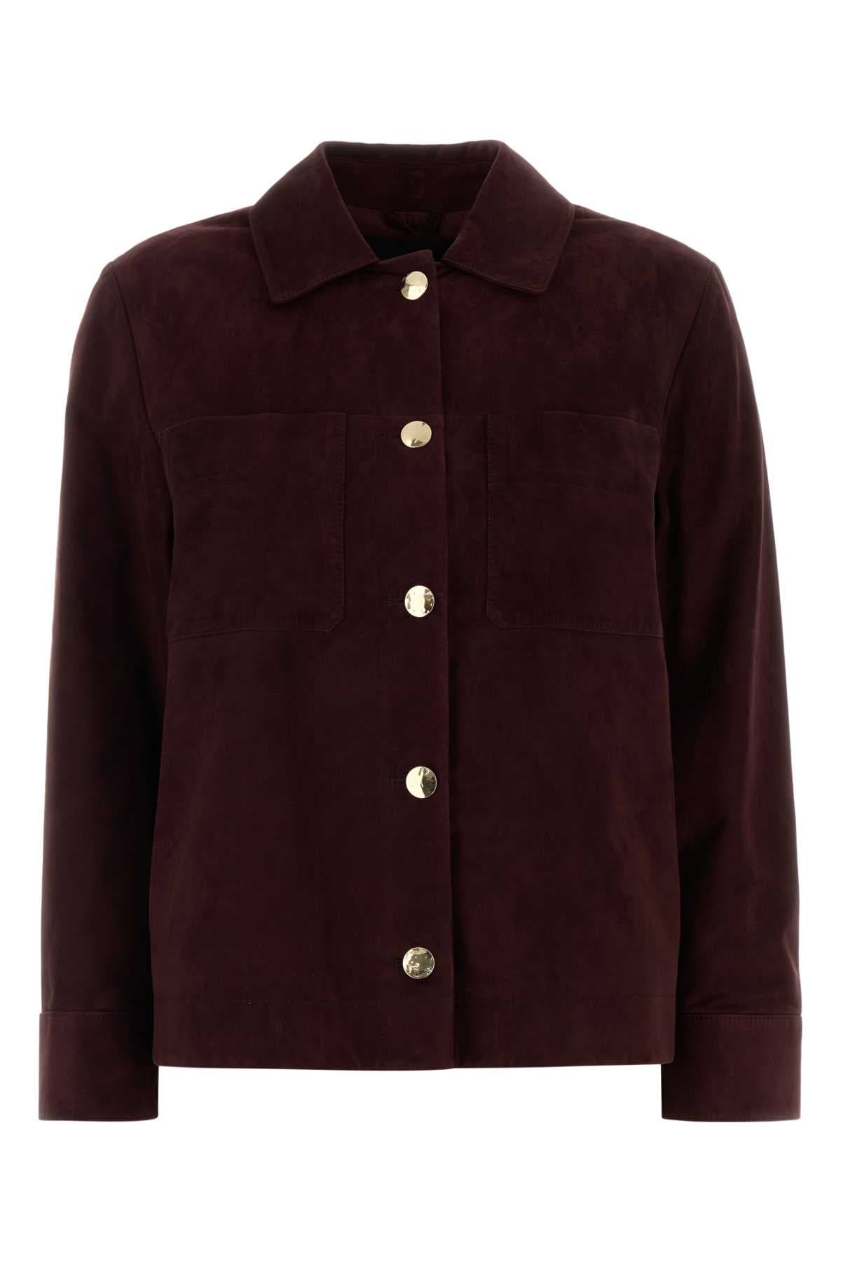 Grape suede Abisso jacket