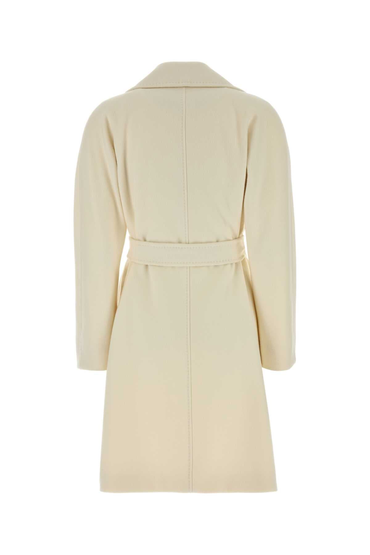 Ivory wool Ravenna coat - мініатюра 2