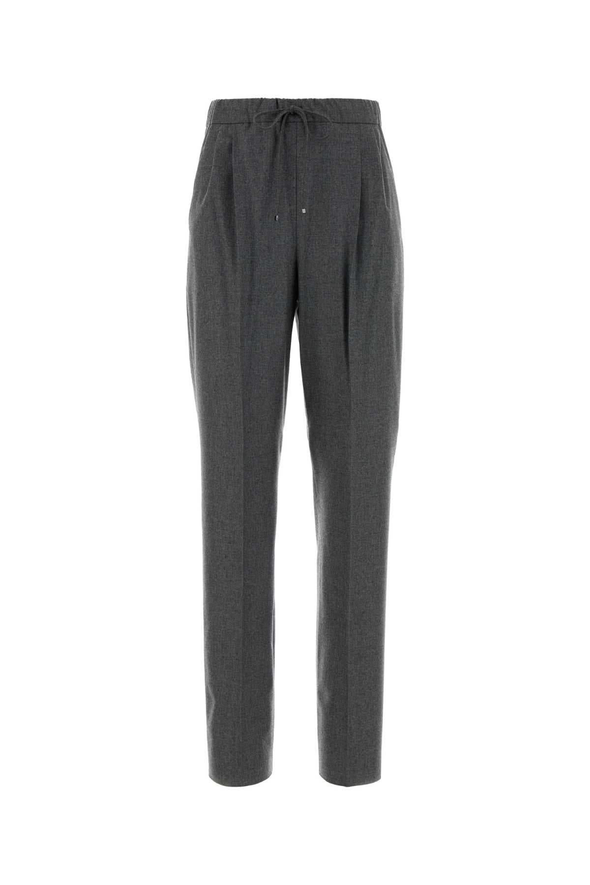 Dark grey stretch cashmere Zamia pant