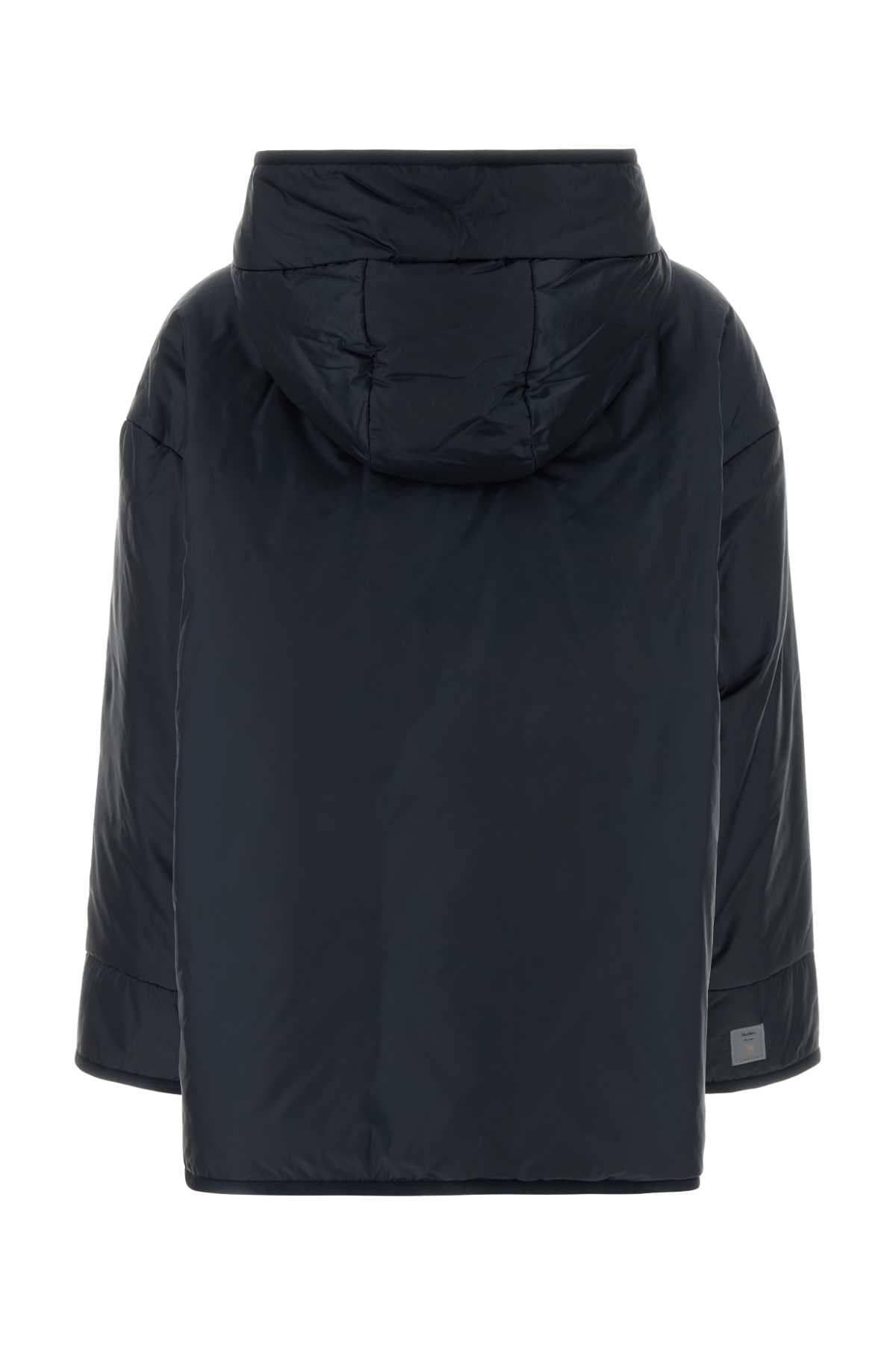 Navy blue polyester Cleo padded jacket - мініатюра 2