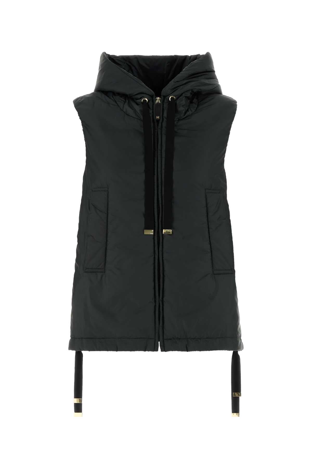 Bottle green polyester Greengo sleeveless jacket