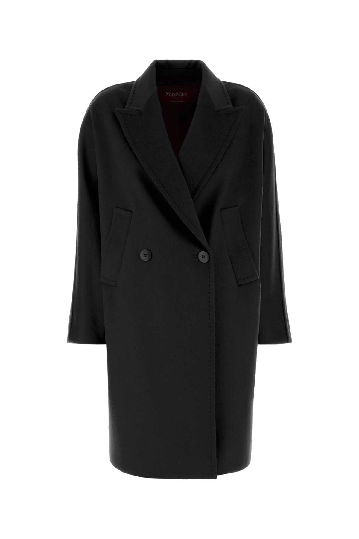 Black wool Mastro coat