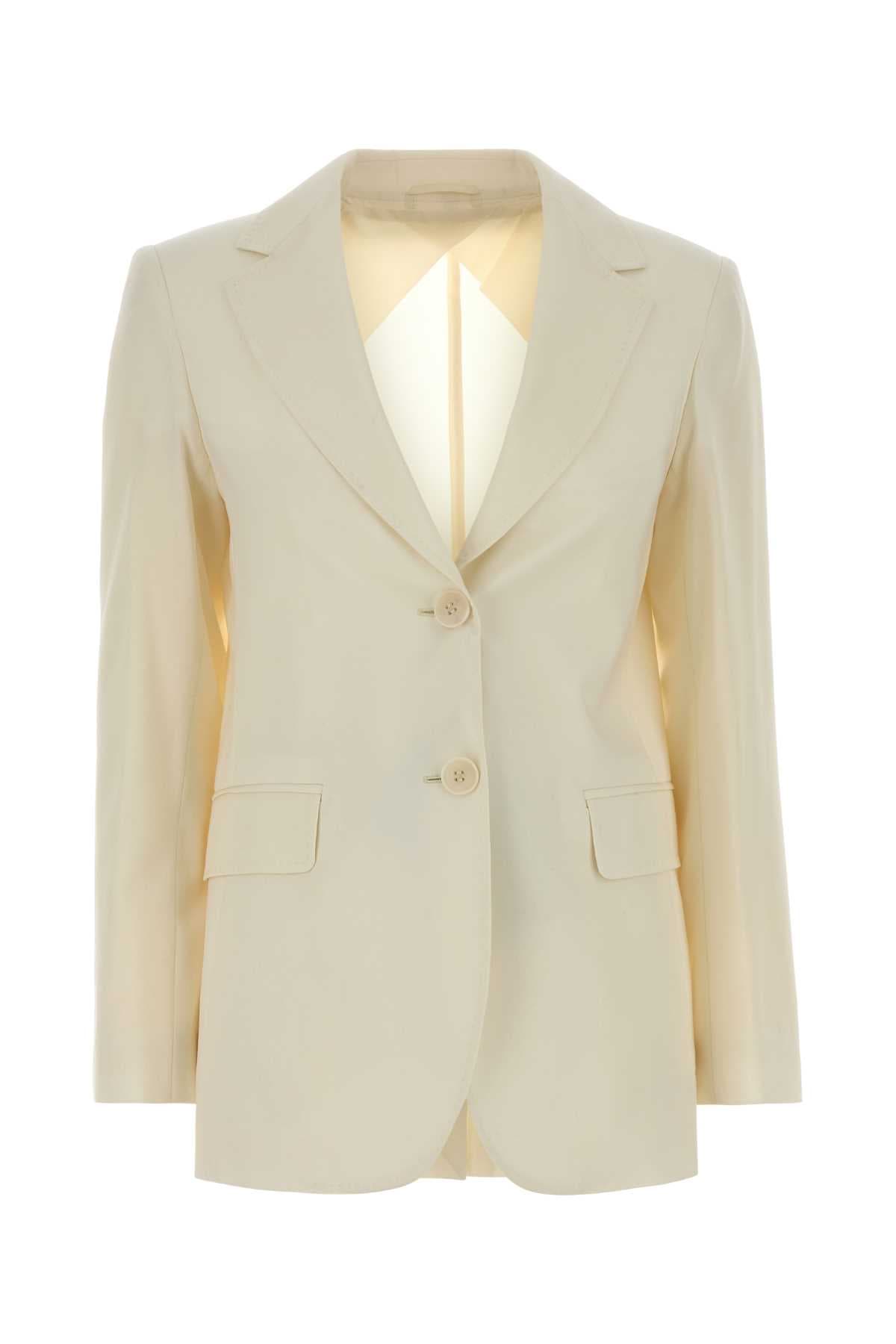 Cream wool Assenzi blazer