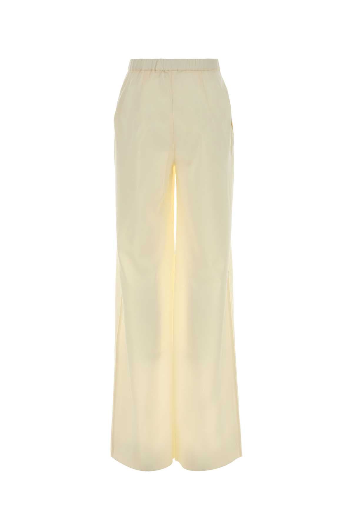 Ivory wool wide-leg Crisma pant - мініатюра 2