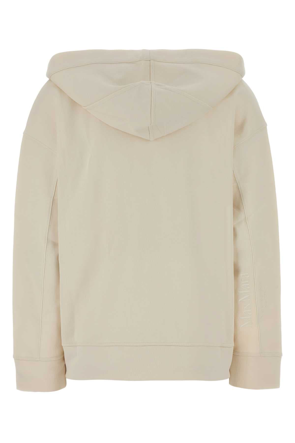 Ivory cotton blend Buona sweatshirt - мініатюра 2