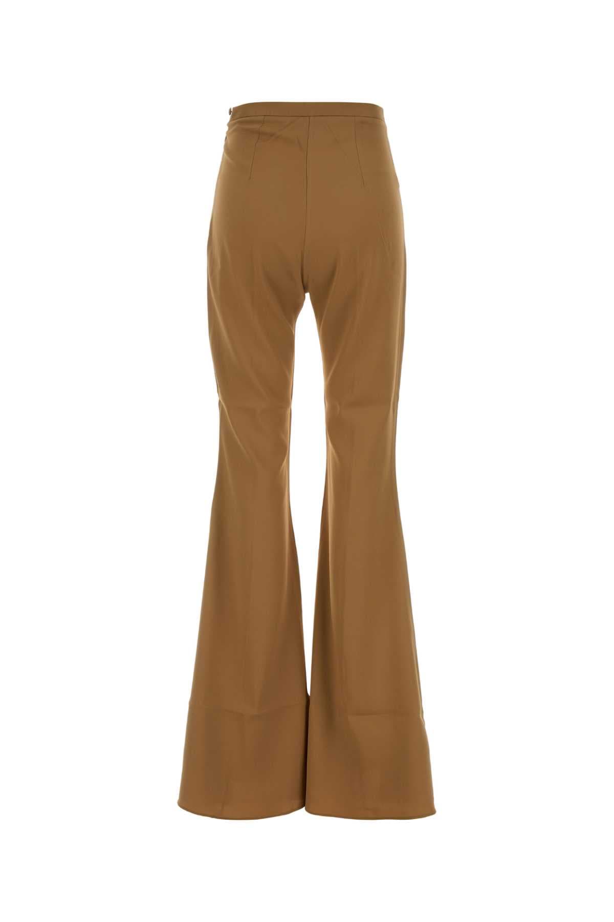 Camel crepe flared Mae pant - мініатюра 2