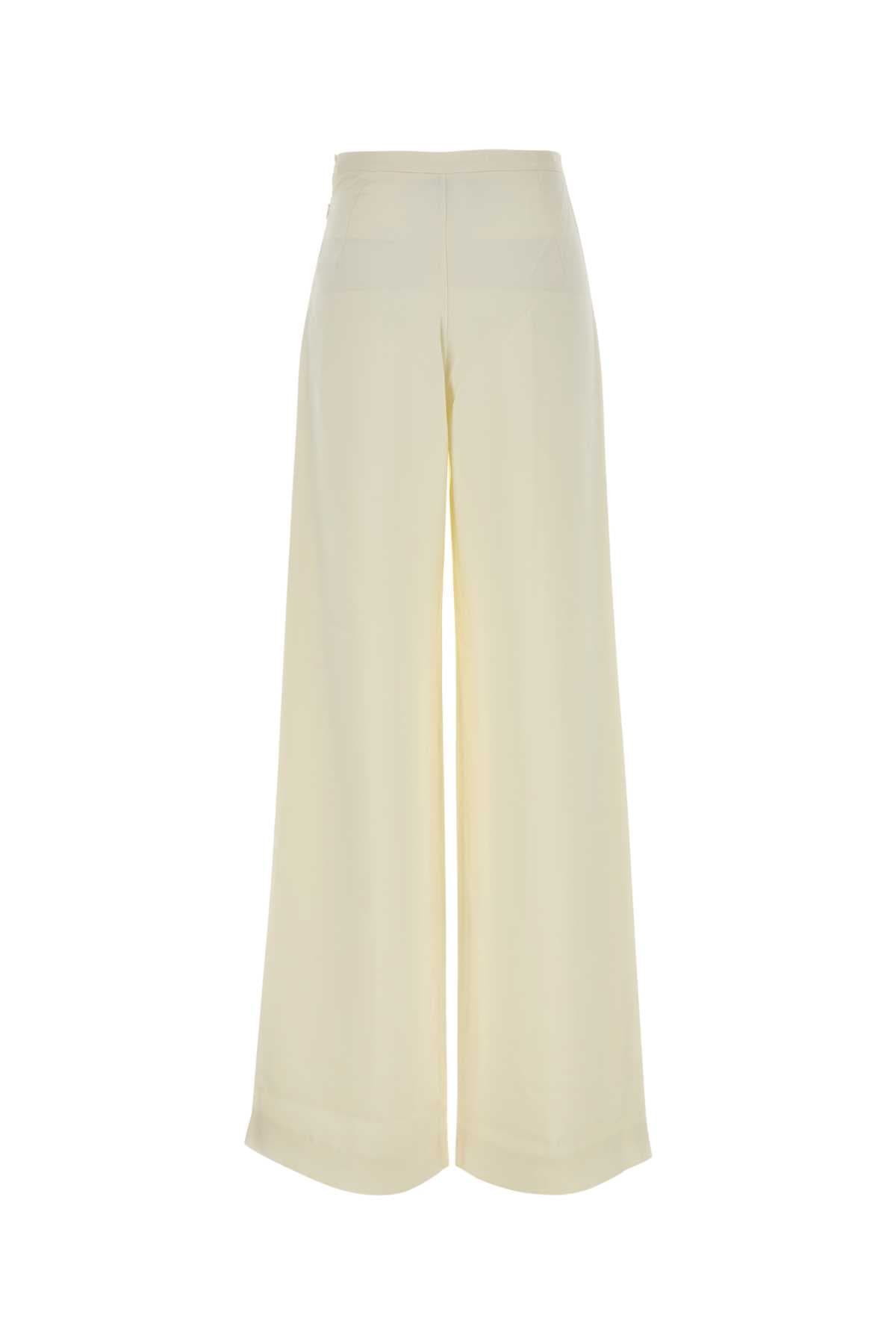 Ivory crepe wide-leg Marlene pant - мініатюра 2