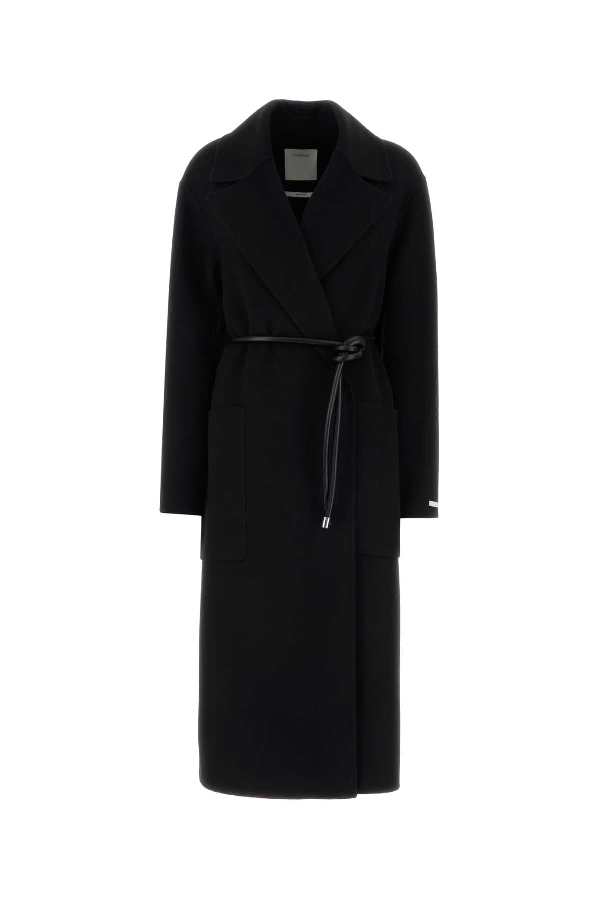 Black wool Zannata coat