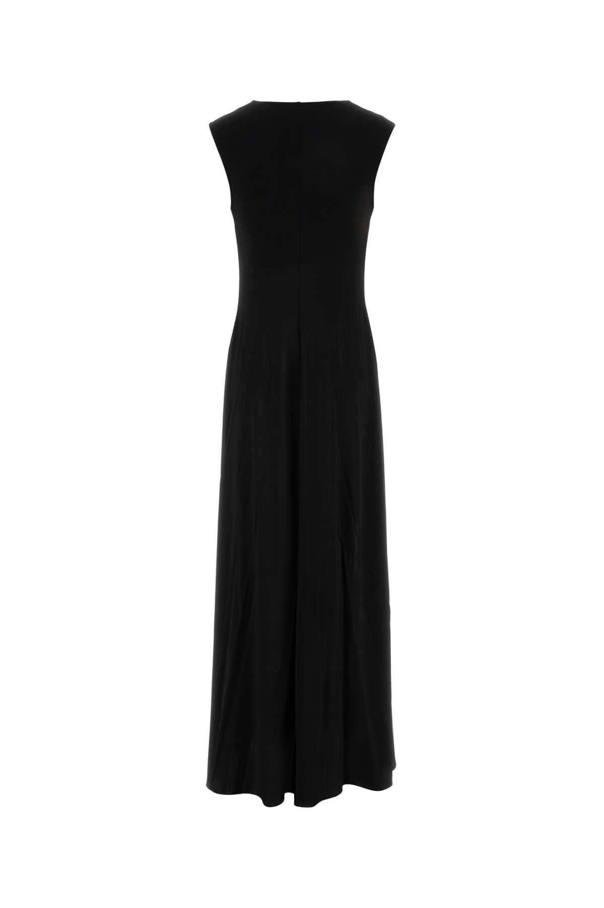 Black stretch viscose Fervida dress - мініатюра 2