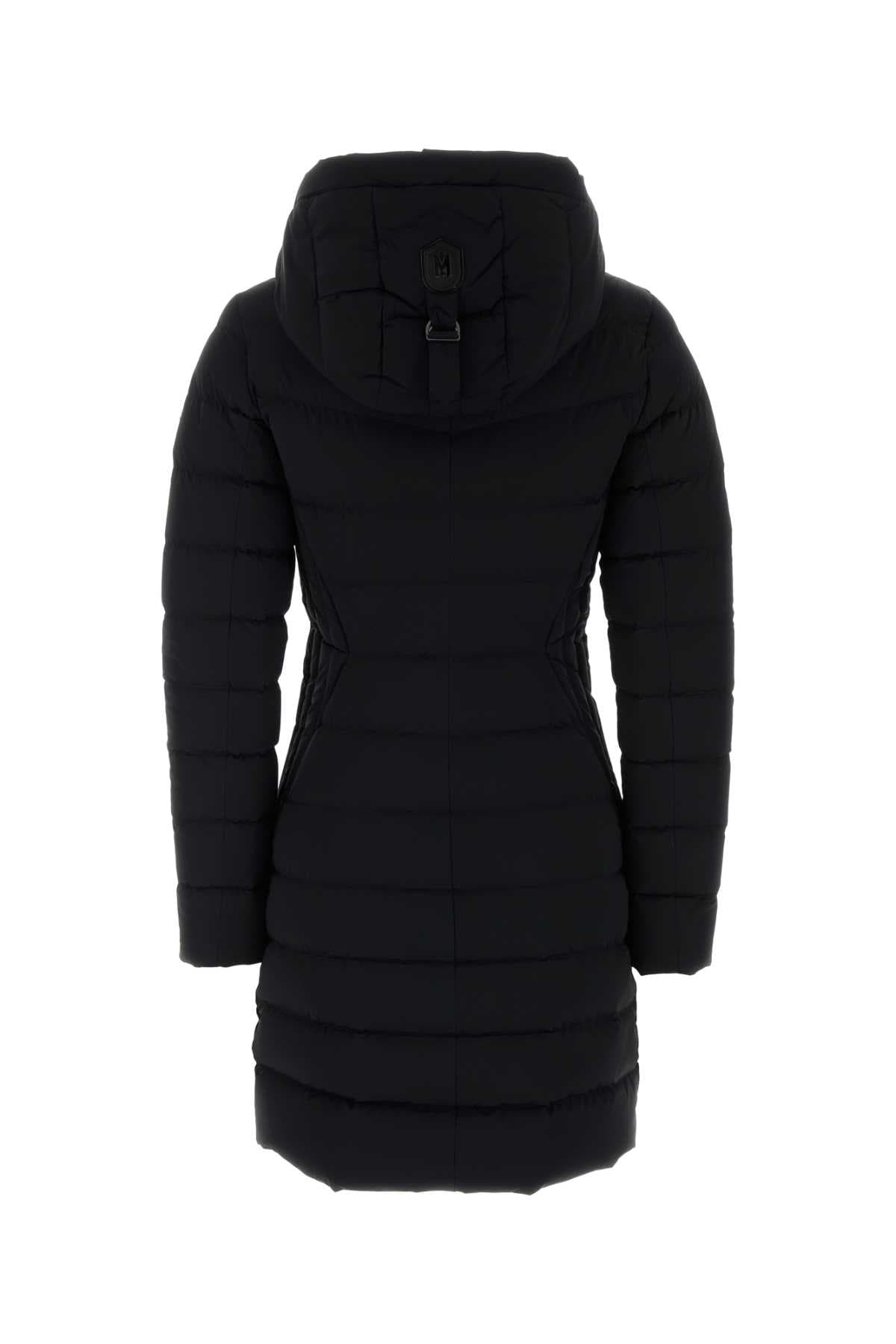 Black stretch nylon Farren down jacket - мініатюра 2
