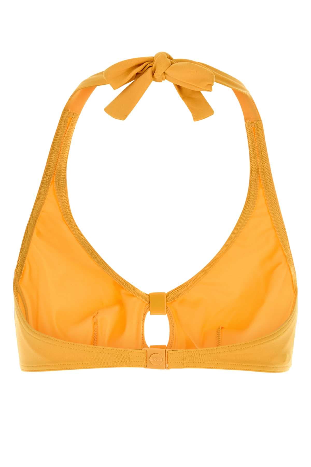 Yellow stretch nylon Float bikini top - мініатюра 2