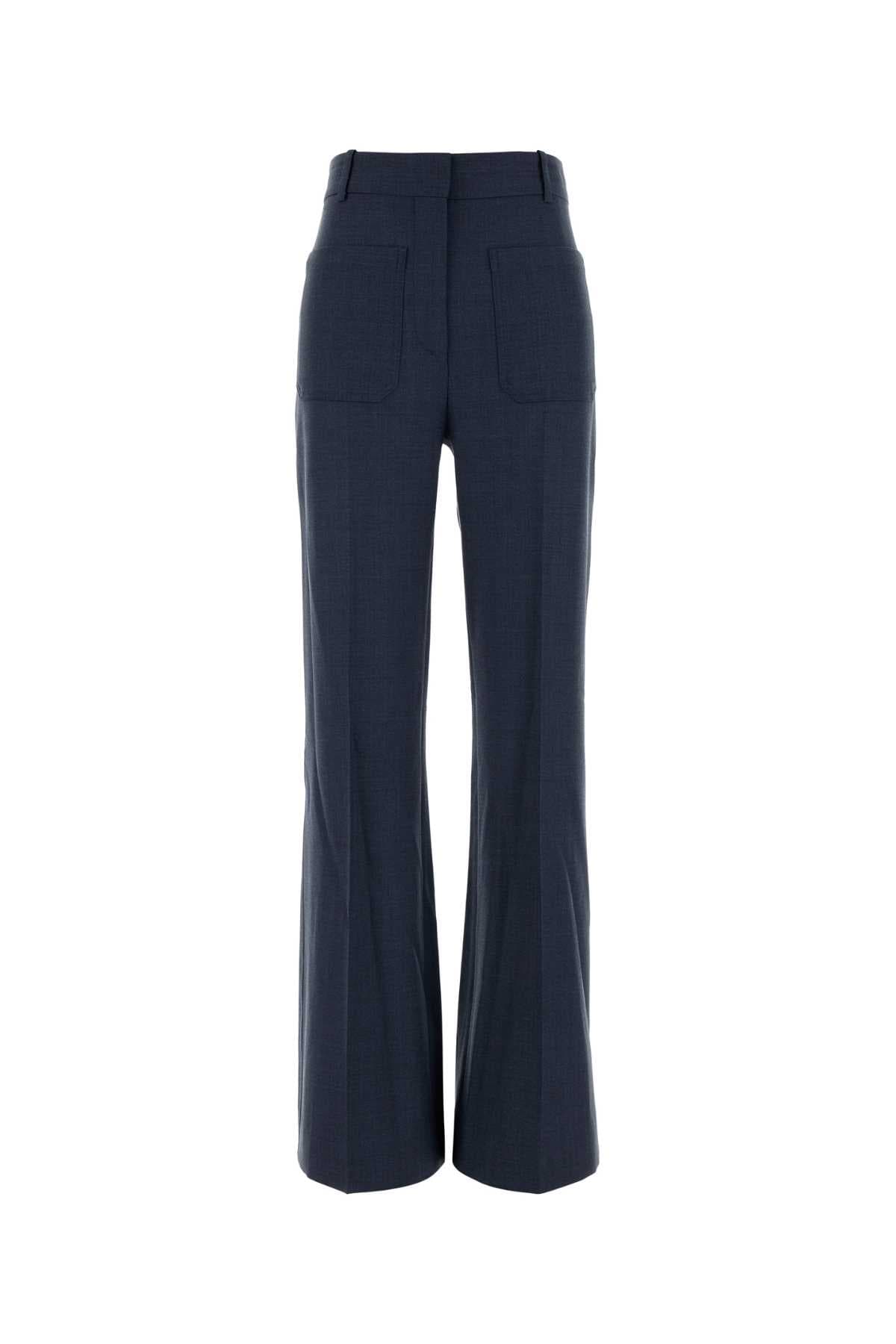 Blue twill Alina pant