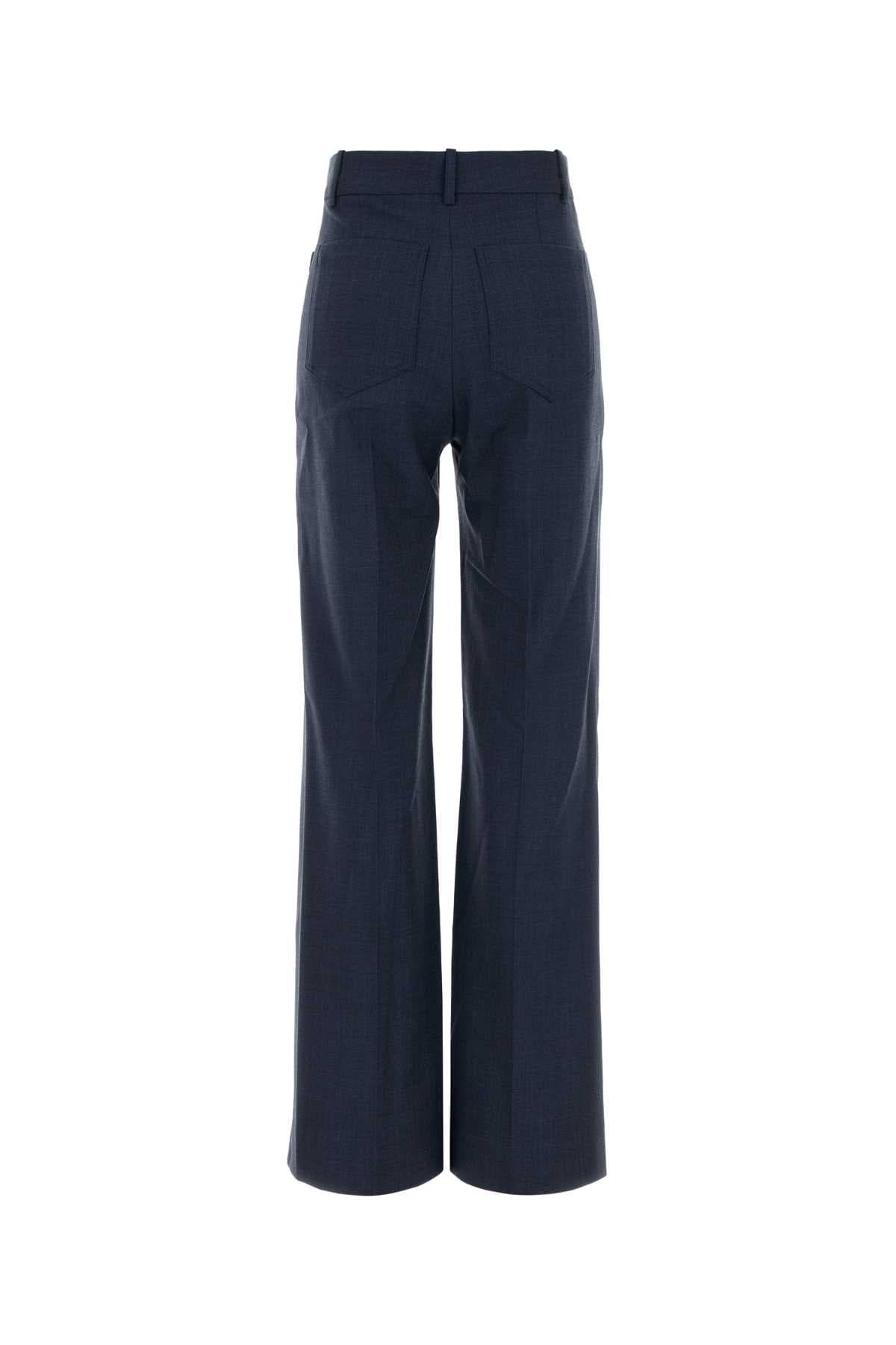 Blue twill Alina pant - мініатюра 2