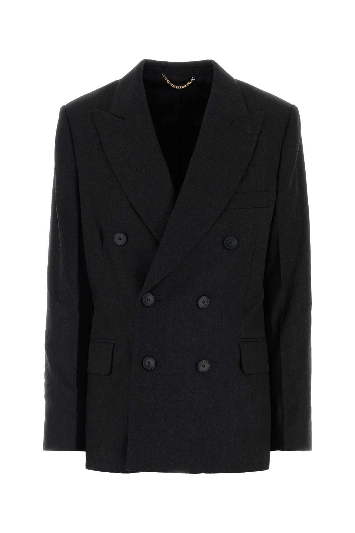 Charcoal wool Beatrice blazer