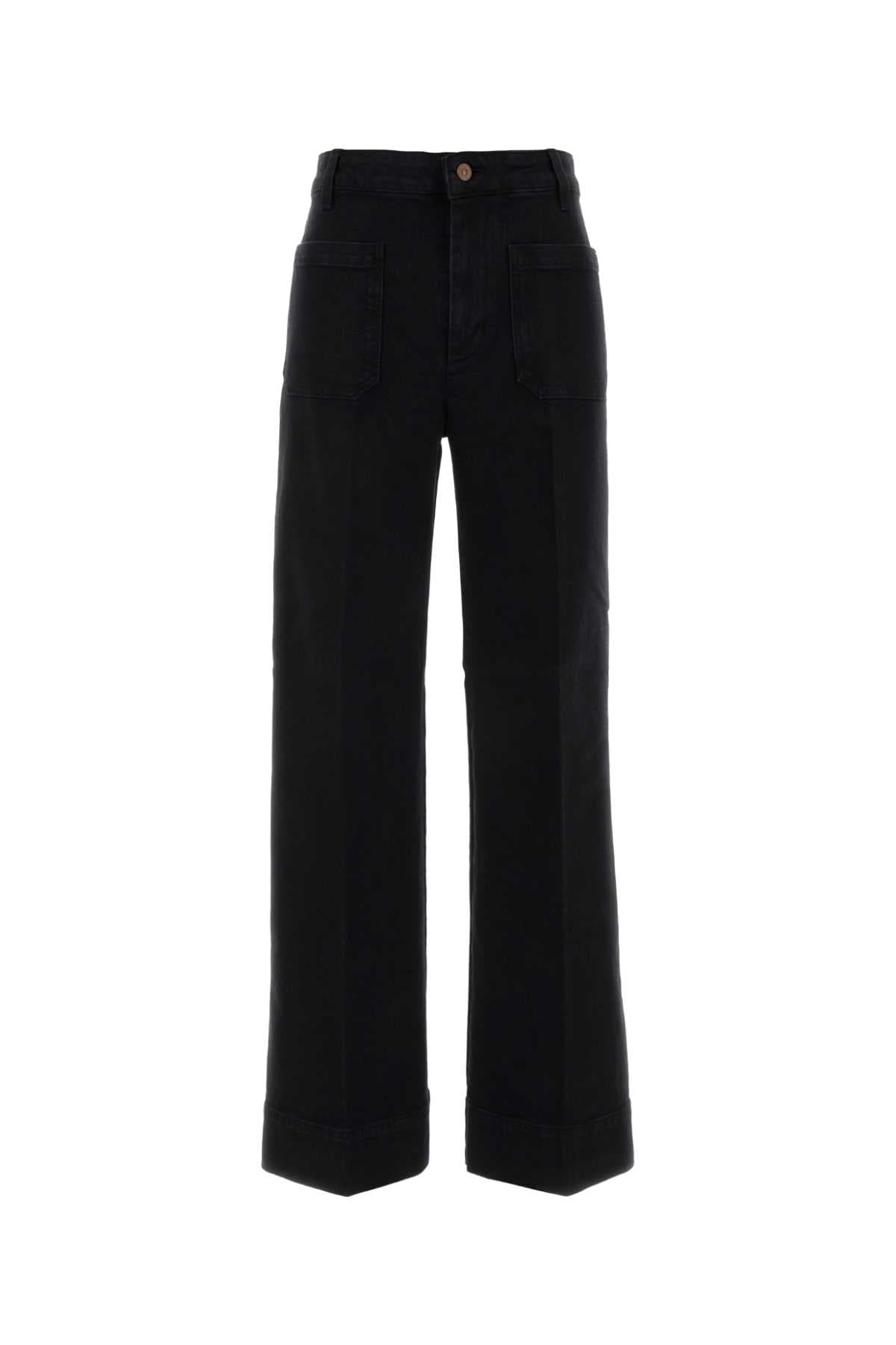 Black stretch cotton Alina jeans