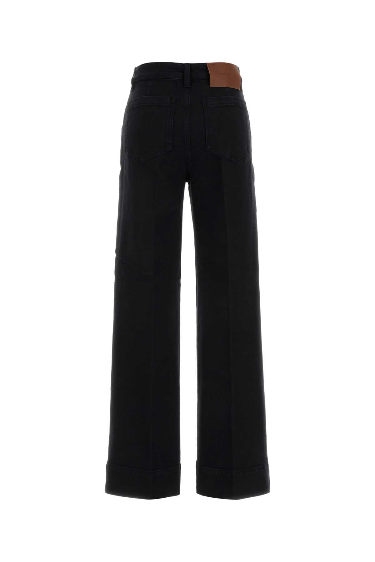 Black stretch cotton Alina jeans - мініатюра 2