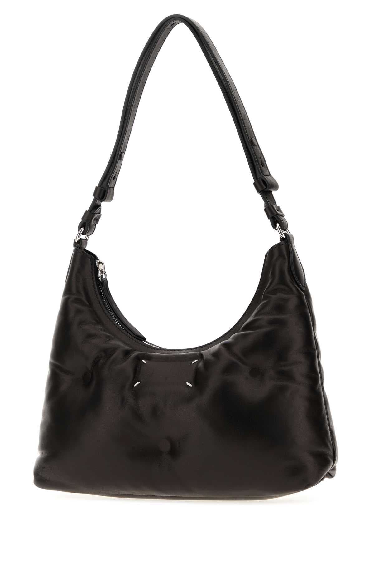 Black leather small Glam Slam shoulder bag - мініатюра 2