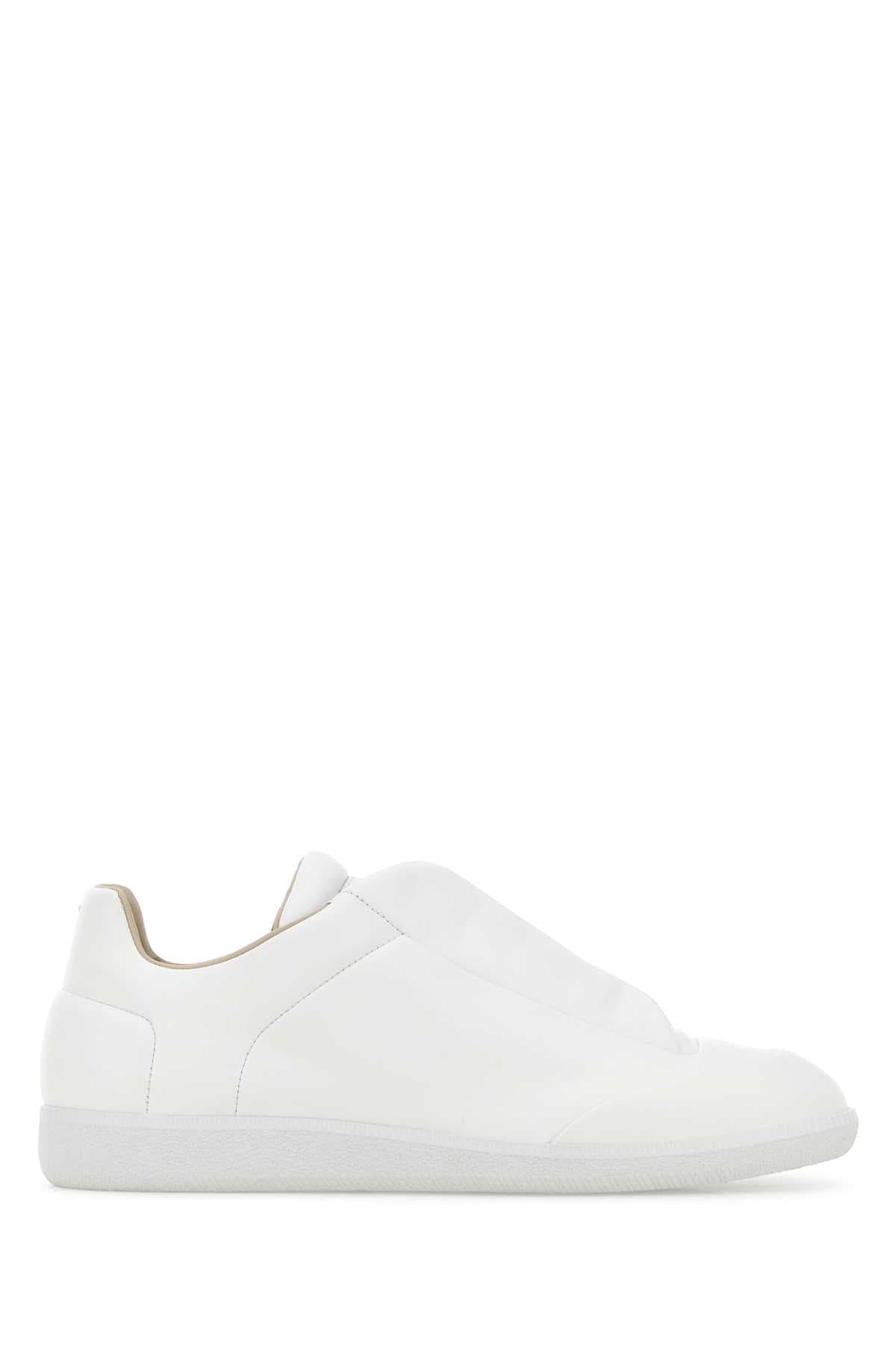 White leather Future slip ons