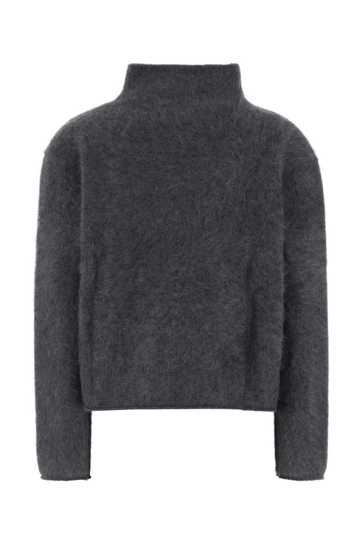 Graphite cashmere oversize Sandy sweater - мініатюра 2