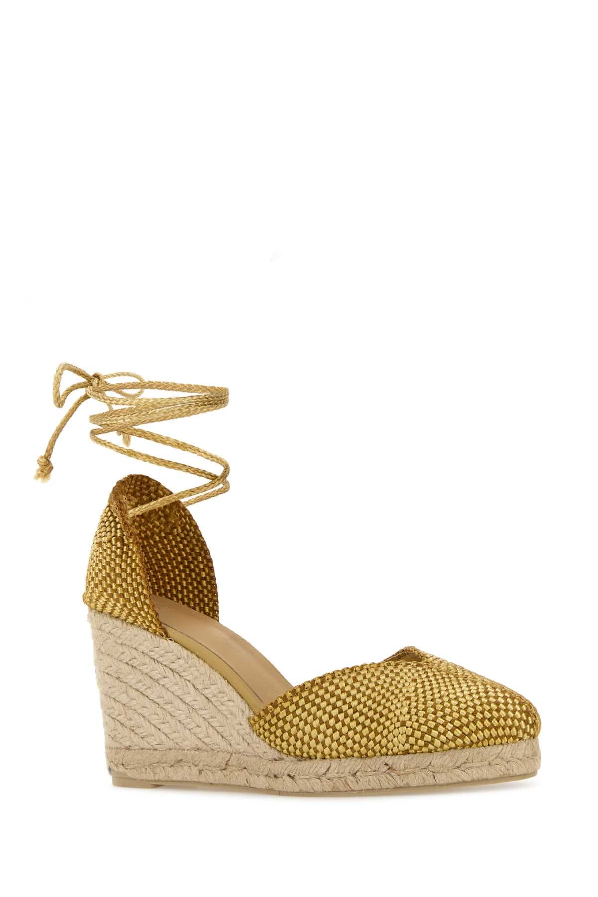 Two-tone fabric Cora wedges - мініатюра 2