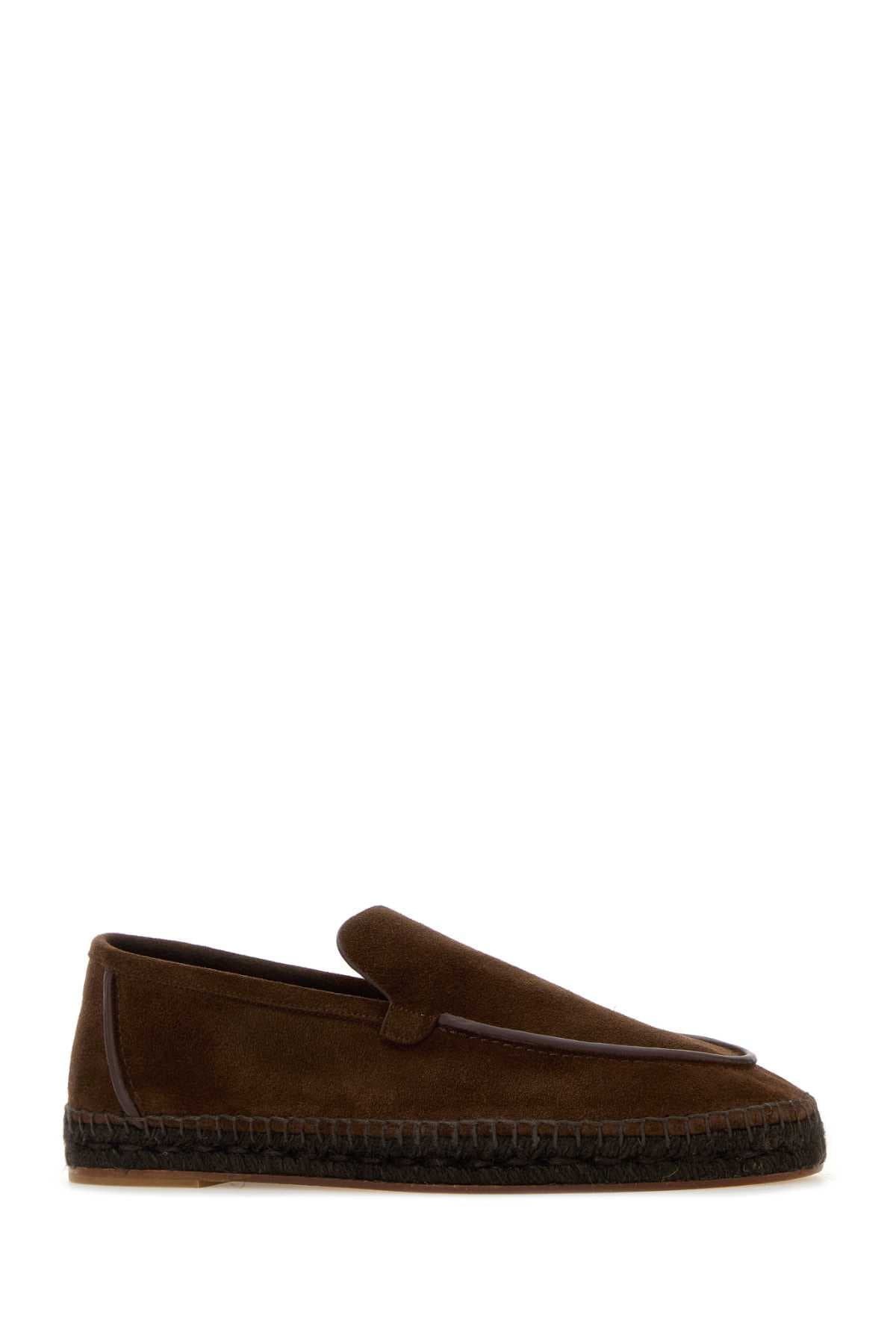 Chocolate suede Neals espadrilles - мініатюра 2
