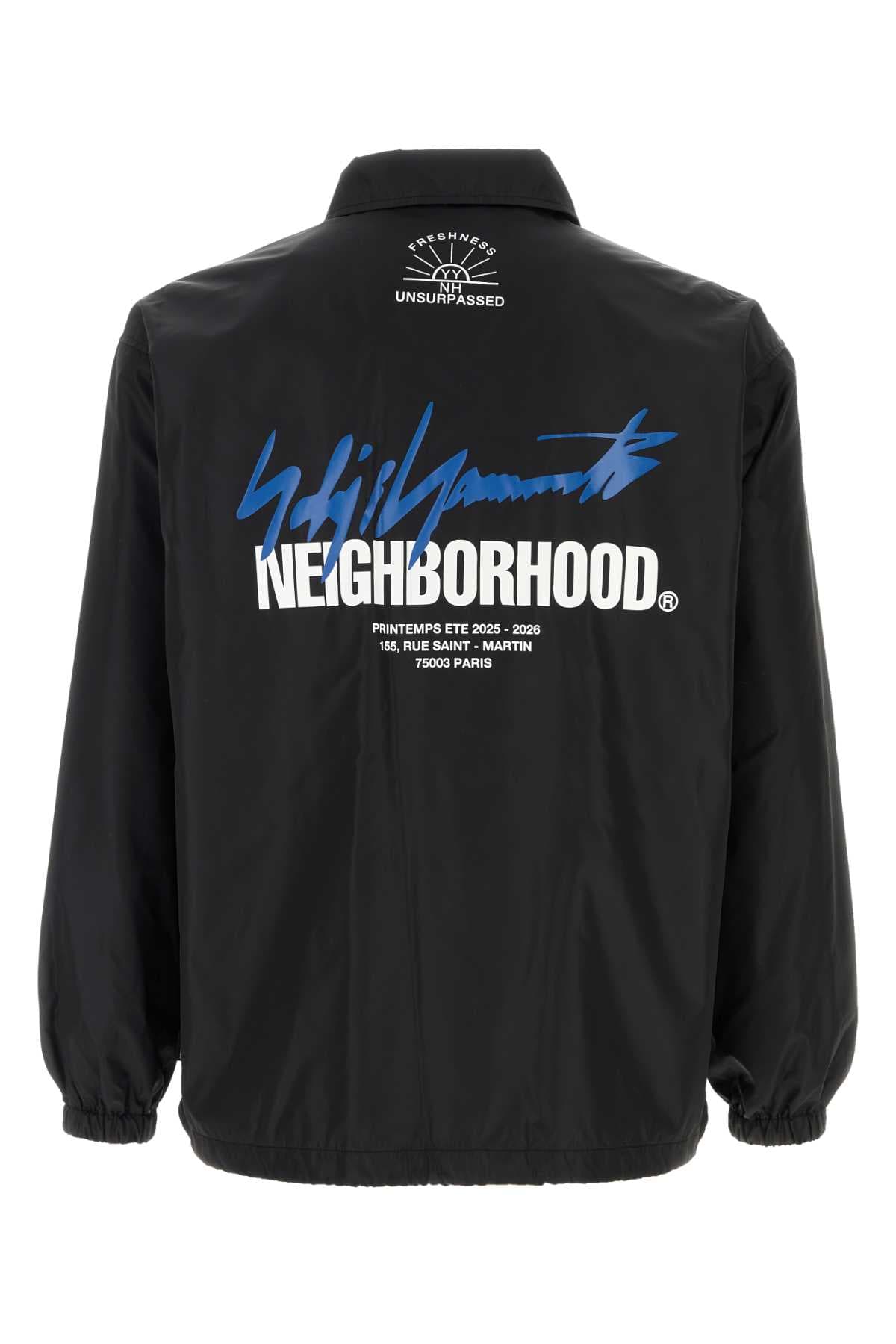 Black nylon Yohji Yamamoto X Neighborhood windbreaker - мініатюра 2