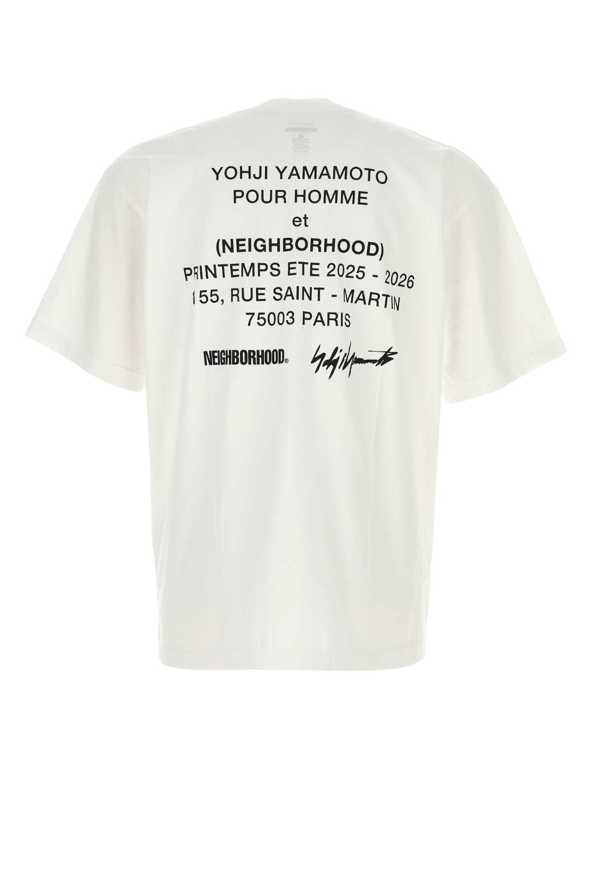 White cotton Yohji Yamamoto x Neighborhood t-shirt - мініатюра 2