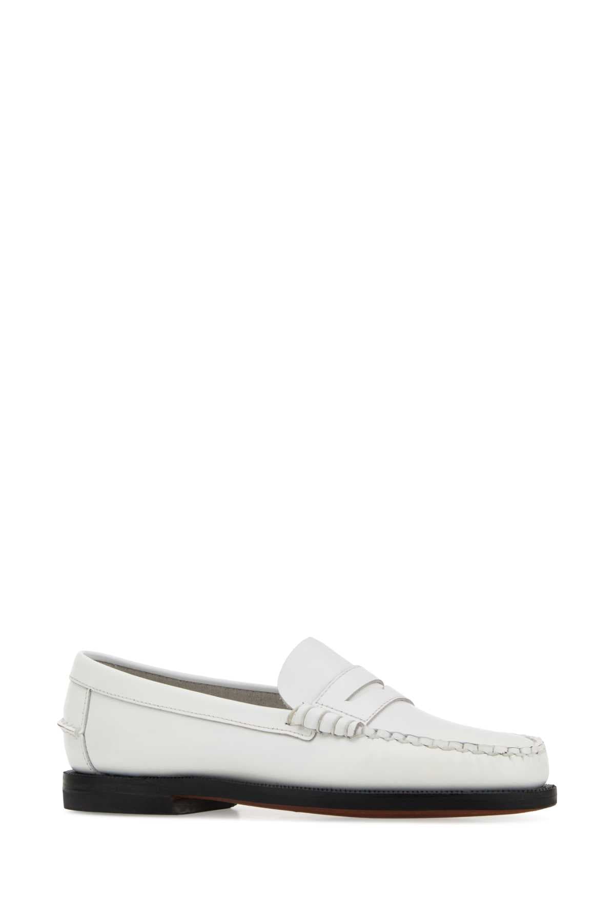 White leather Classic Dan loafers - мініатюра 2