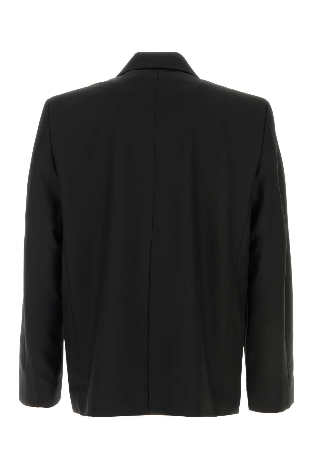 Black twill blazer - мініатюра 2