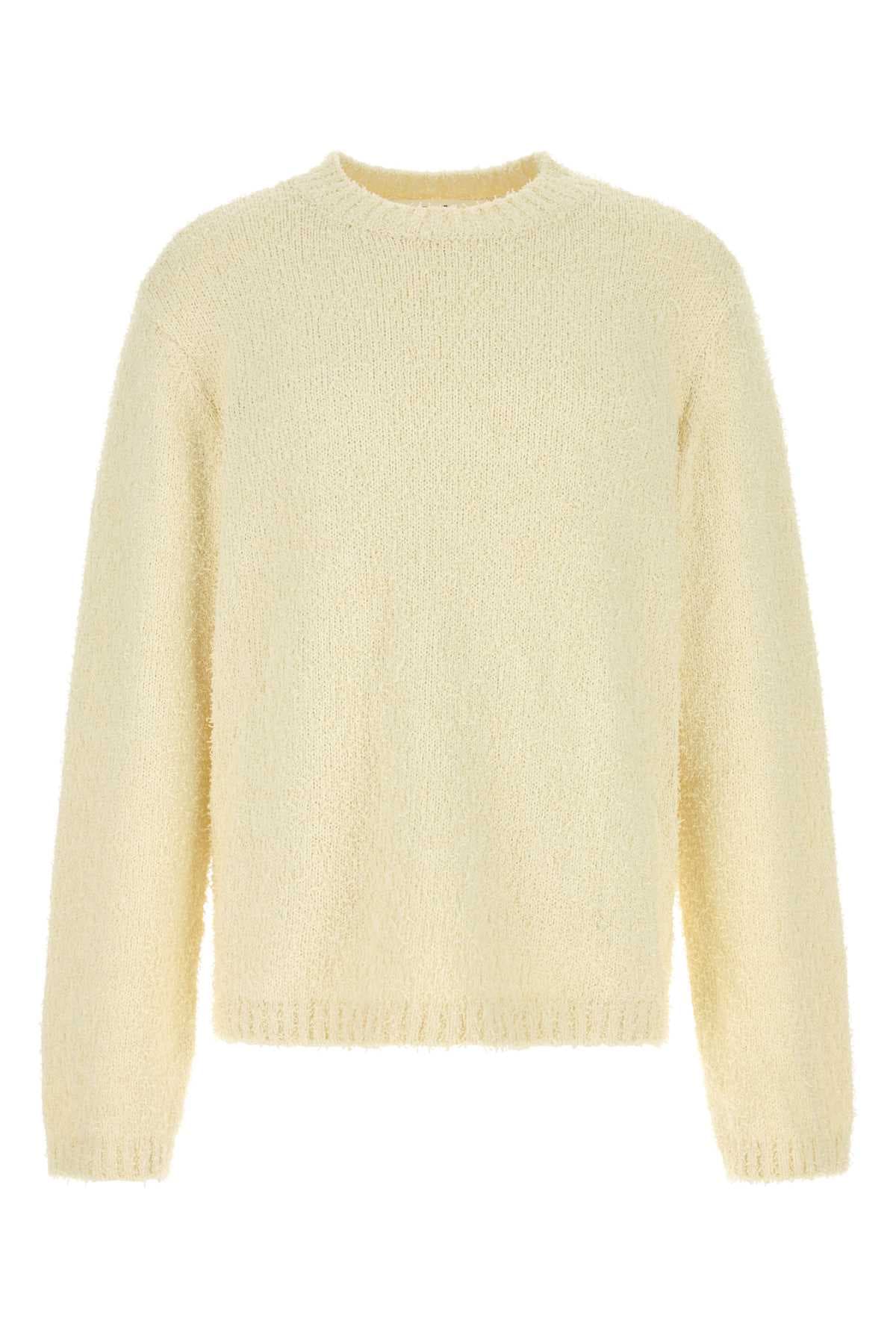 Ivory cotton blend oversize Odilon sweater