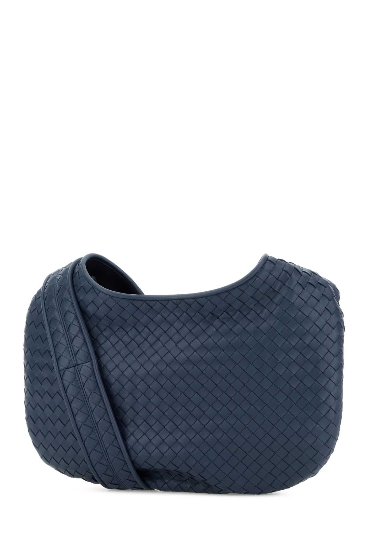 Air Force blue nappa leather Veneto crossbody bag - мініатюра 2